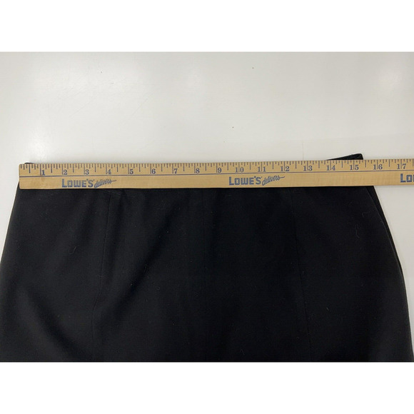 Womens Rafaella Black Minimalist Skirt Size 12 Petite with alterations - Picture 8 of 10